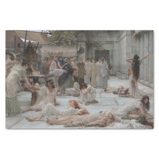 Women of Amphissa (by Sir Lawrence Alma-Tadema) Tissue Paper