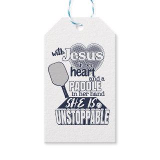 Women's Pickleball and Jesus Gift Tags