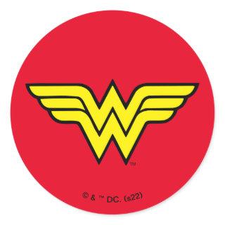 Wonder Woman | Classic Logo Classic Round Sticker