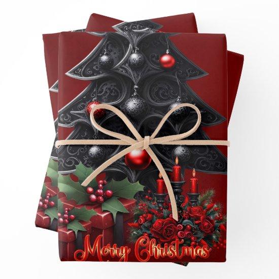 wonderful gothic christmas tree   sheets