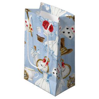 Wonderland Alice Pattern Small Gift Bag