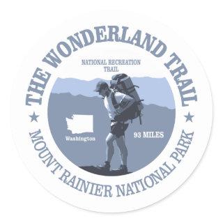 Wonderland Trail (rd) Classic Round Sticker