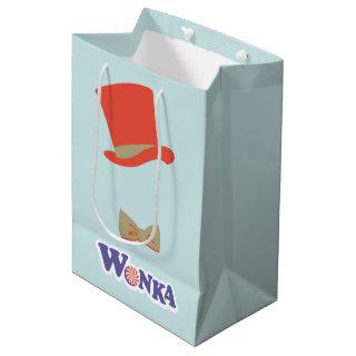 Wonka Top Hat & Bow Tie Medium Gift Bag