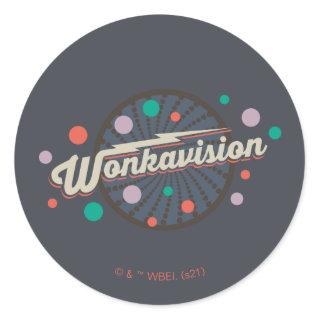 Wonkavision Logo Classic Round Sticker