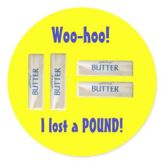 Woo Hoo! I lost a pound! Stickers