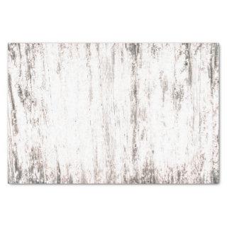 Wood Grain White Rustic Country Texture Decoupage Tissue Paper