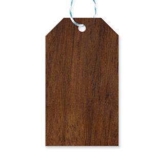 Wood Plank Plain Texture Lumber Gift Tags