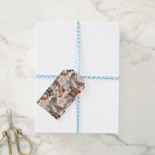 Woodland Animal Pattern Gift Tags