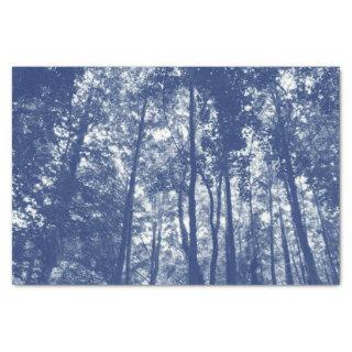 Woodland Canopy - Cyanotype Effect Tissue Paper