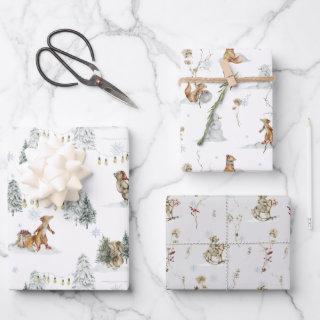 Woodland Forest Winter | Christmas  Sheets