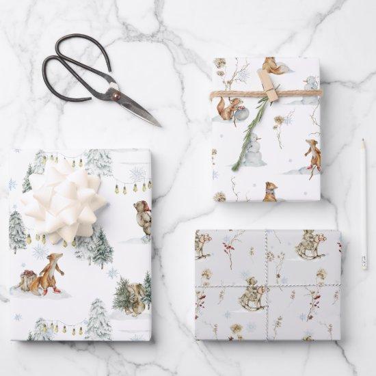 Woodland Forest Winter | Christmas  Sheets