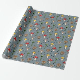Woodland Mushrooms Pattern