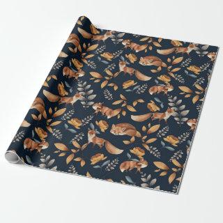 Woodland Scene Seamless Patterns