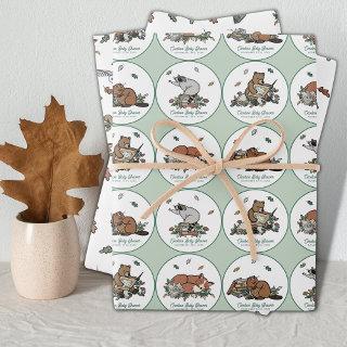 Woodland Storybook Baby Shower  Sheets