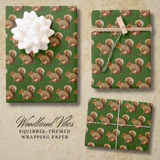 Woodland Vibes Squirrel  Sheets