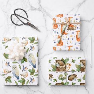 Woodland Wildlife Pattern  Sheets