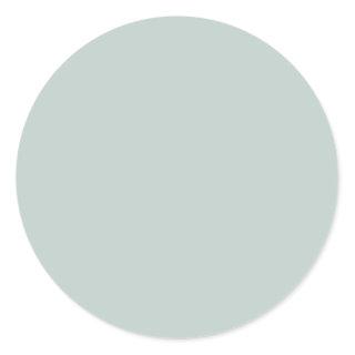 Woodlawn Blue Solid Color Classic Round Sticker