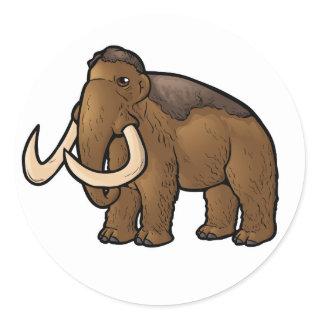 Woolly Mammoth Classic Round Sticker