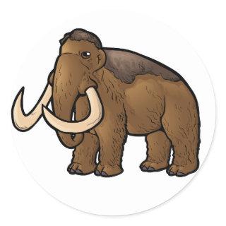 Woolly Mammoth Classic Round Sticker