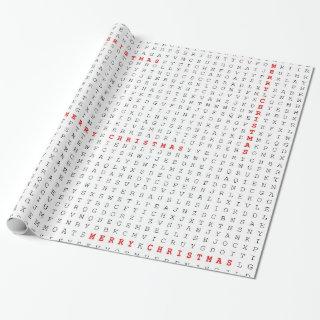 Word Search Puzzle Merry Christmas