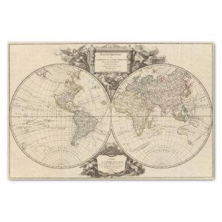 World Map 9 Tissue Paper