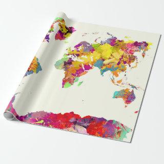 world map colors