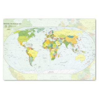 world+map+globe+country+atlas tissue paper