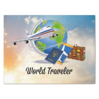 World Traveler - Design #2  Tissue Paper