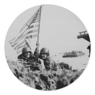 World War II Classic Round Sticker