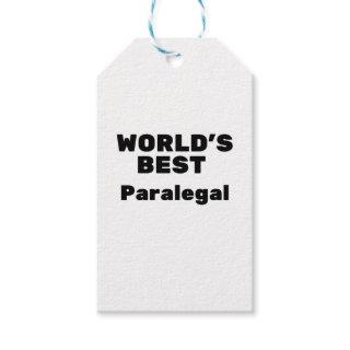World's Best Paralegal Gift Tags