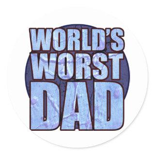 World's Worst Dad stickers
