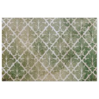 WORN AND FADED VINTAGE DAMASK TISSUE PAPER
