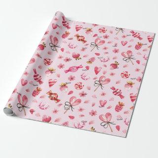 WP | Name, Candy & Hearts 30-in by 6ft Valentines