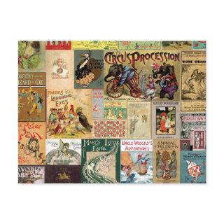 Children Books Postcard