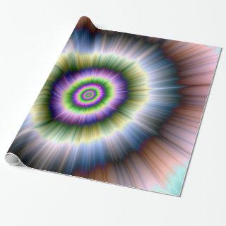 Exploding Blue Green and Pink