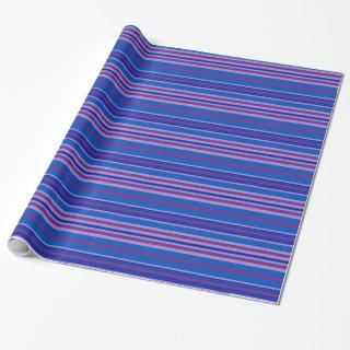 : Mauve, Purple, Blue, Navy Stripes