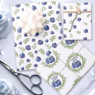 with blueberries