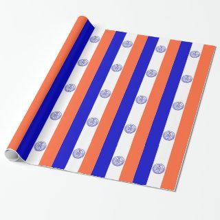 with Flag of New York City