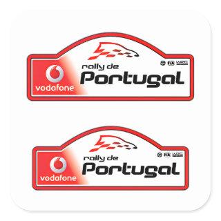 WRC Portugal Rally WRC Rally de Portugal motorspor Square Sticker