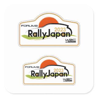 WRC Rally japan car racing motorsport Championship Square Sticker