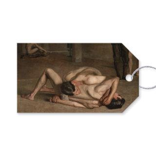 Wrestlers (by Thomas Eakins) Gift Tags