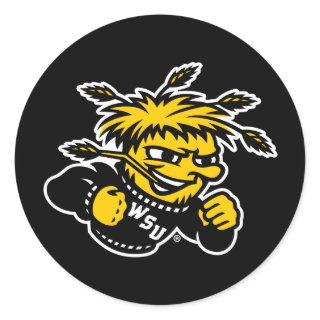WSU Logo Primary Mark Classic Round Sticker