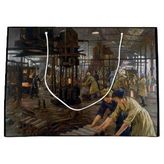 WW1 1918 Women Working at a Munitions a Factory  Large Gift Bag