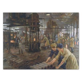 WW1 1918 Women Working at a Munitions a Factory  Tissue Paper