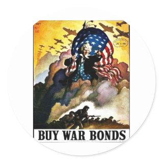 Wwii Bonds1 Classic Round Sticker