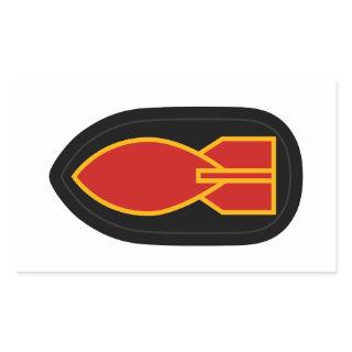 WWII EOD RECTANGULAR STICKER
