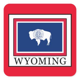 Wyoming Square Sticker