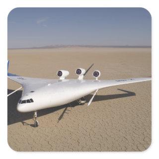 X-48B Blended Wing Body unmanned aerial vehicle 4 Square Sticker