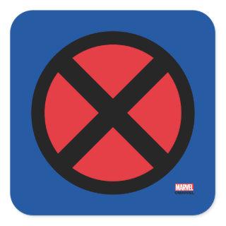 X-Men | Red and Black X Icon Square Sticker