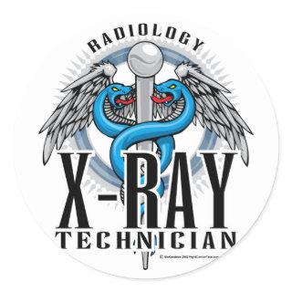 X-Ray Tech Caduceus Classic Round Sticker